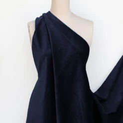 Corded French Navy - Stretch Corduroy -Silk Haven Shop 2IMG 0462copy