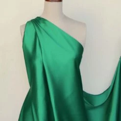 Emerald Vanity - Stretch Satin -Silk Haven Shop 2IMG 3316