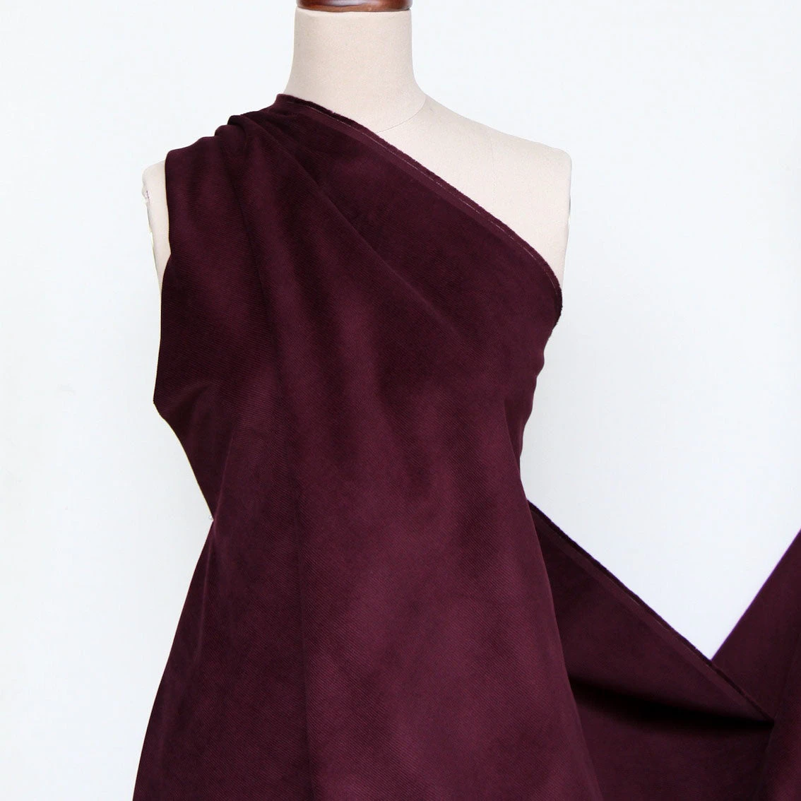 Corded Grape Pinwale Corduroy 6 Corded Grape Pinwale Corduroy - Image 4