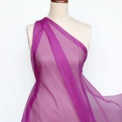 Magenta Silk Organza (112cm Wide) -Silk Haven Shop 2IMG 9071