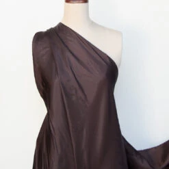 Espresso Rayon Lining (120cm Wide) -Silk Haven Shop 2IMG 9278