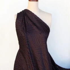 Swirls In Purple Stretch Burnout Velvet -Silk Haven Shop 2IMG 9956