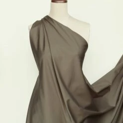 Fulvio Khaki Poplin Sateen -Silk Haven Shop 3IMG 1622