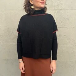 Bollito Nero - Boiled Wool -Silk Haven Shop AmaraVestinBollitoNero RustWoolBinding e1a5d3e0 355d 4cec be09 ef36cce9ffe8