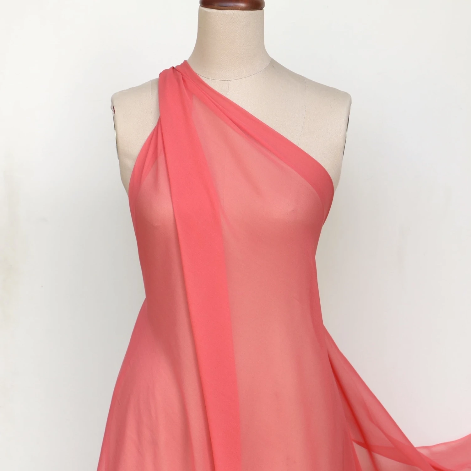Gette Watermelon Silk Georgette 6 Gette Watermelon Silk Georgette - Image 4