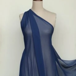 Gette Azure Silk Georgette -Silk Haven Shop IMG 0077 236fdea9 7415 4e66 940a 7d8331c74381