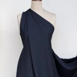 Navy Brat Stretch Woven -Silk Haven Shop IMG 0772