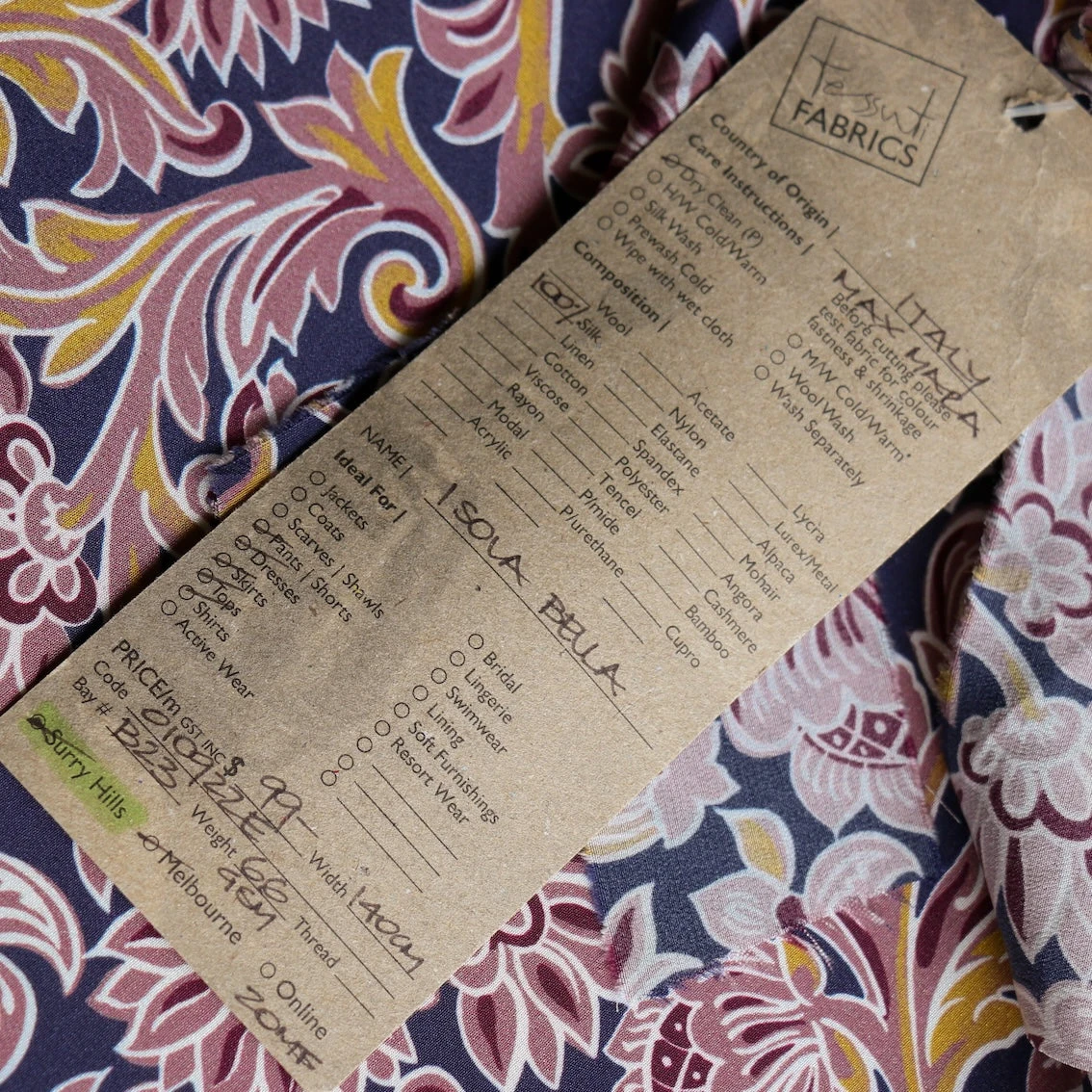 Isola Bella Silk Crepe De Chine 6 Isola Bella Silk Crepe De Chine - Image 4