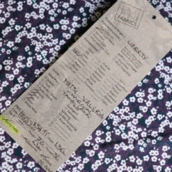 Mitsi Valeria Charcoal - Liberty Tana Lawn™ -Silk Haven Shop IMG 0899