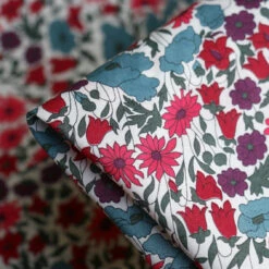Poppy & Daisy Teal Purple - Liberty Tana Lawn™