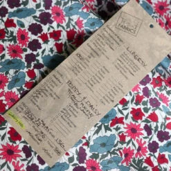 Poppy & Daisy Teal Purple - Liberty Tana Lawn™ -Silk Haven Shop IMG 0914