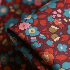 Betsy Meadow Port/Teal - Liberty Tana Lawn™