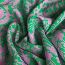 Ophelia's Silhouette Green/Lilac - Liberty Sycamore Linen -Silk Haven Shop IMG 1000