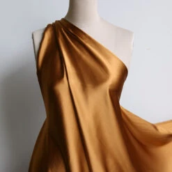 Copper Silk Satin - 19mm -Silk Haven Shop IMG 1041