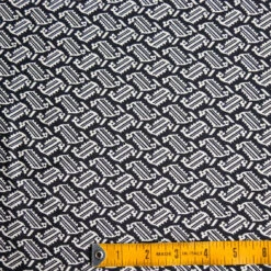 Raso Fiore Black Viscose Georgette 9 Raso Fiore Black Viscose Georgette -Silk Haven Shop IMG 1044