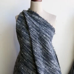 Weave Again Grey/Navy -Silk Haven Shop IMG 1376