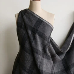 Electra Night Check Coating -Silk Haven Shop IMG 1445