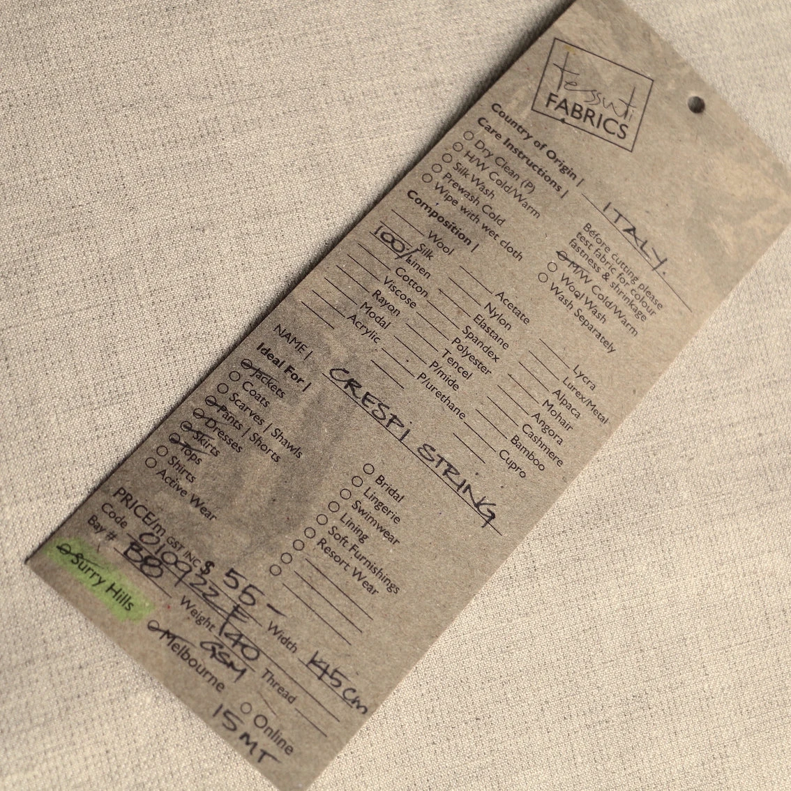 Crespi String Linen 5 Crespi String Linen - Image 3