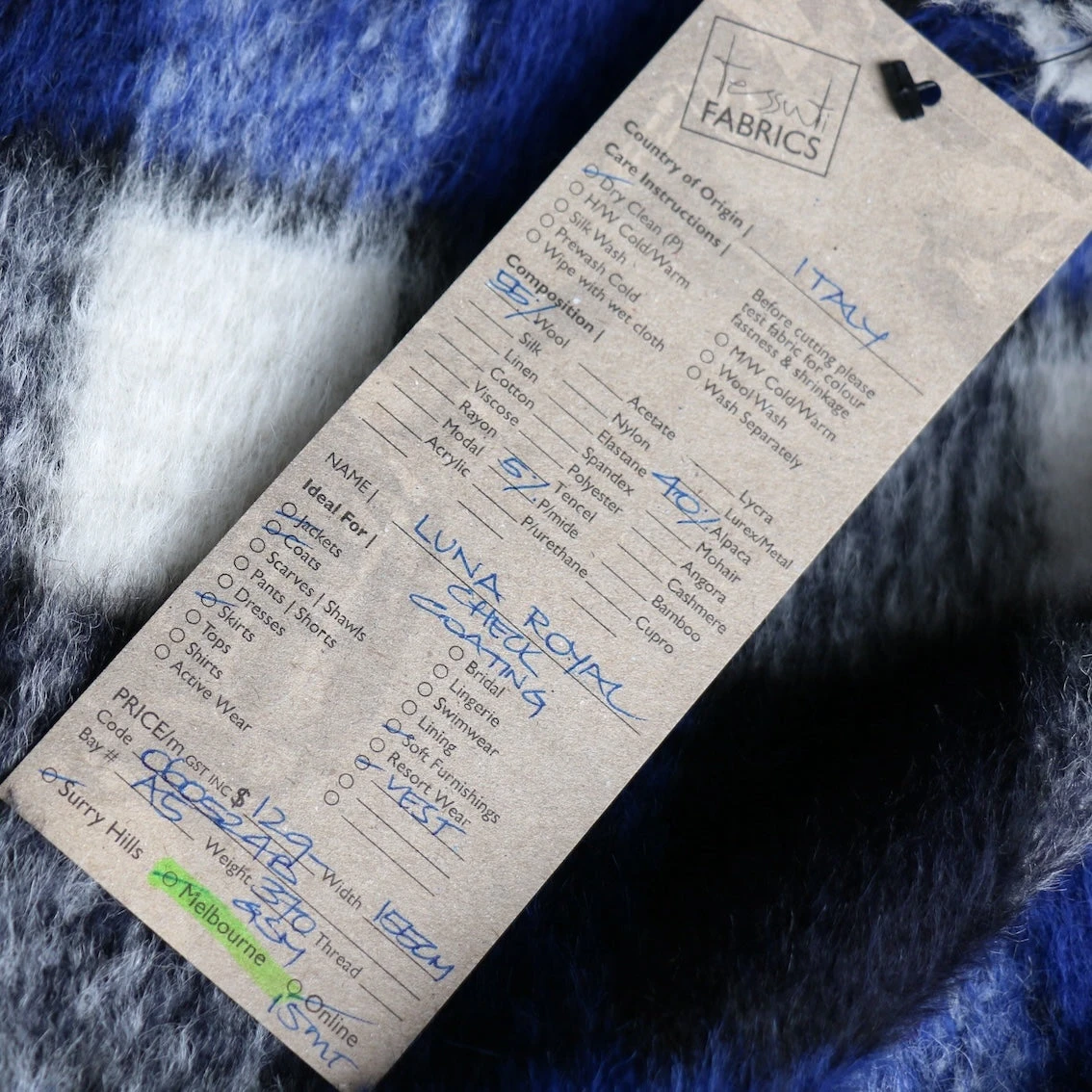 Luna Royal Check Coating 6 Luna Royal Check Coating - Image 4