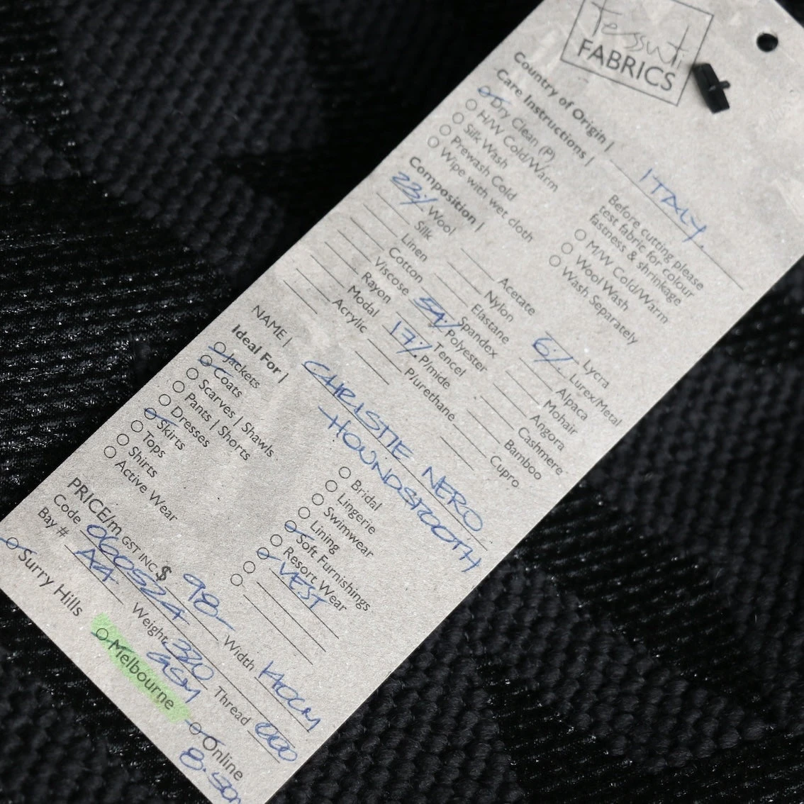 Christie Nero Houndstooth 7 Christie Nero Houndstooth - Image 5