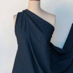 Dante Navy Seersucker Wool -Silk Haven Shop IMG 1649 2