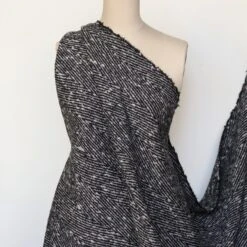 Ostuni Black/Silver Pearl Coating 10 Ostuni Black/Silver Pearl Coating -Silk Haven Shop IMG 1768