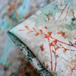 Jardin Pink Silk Crepe De Chine