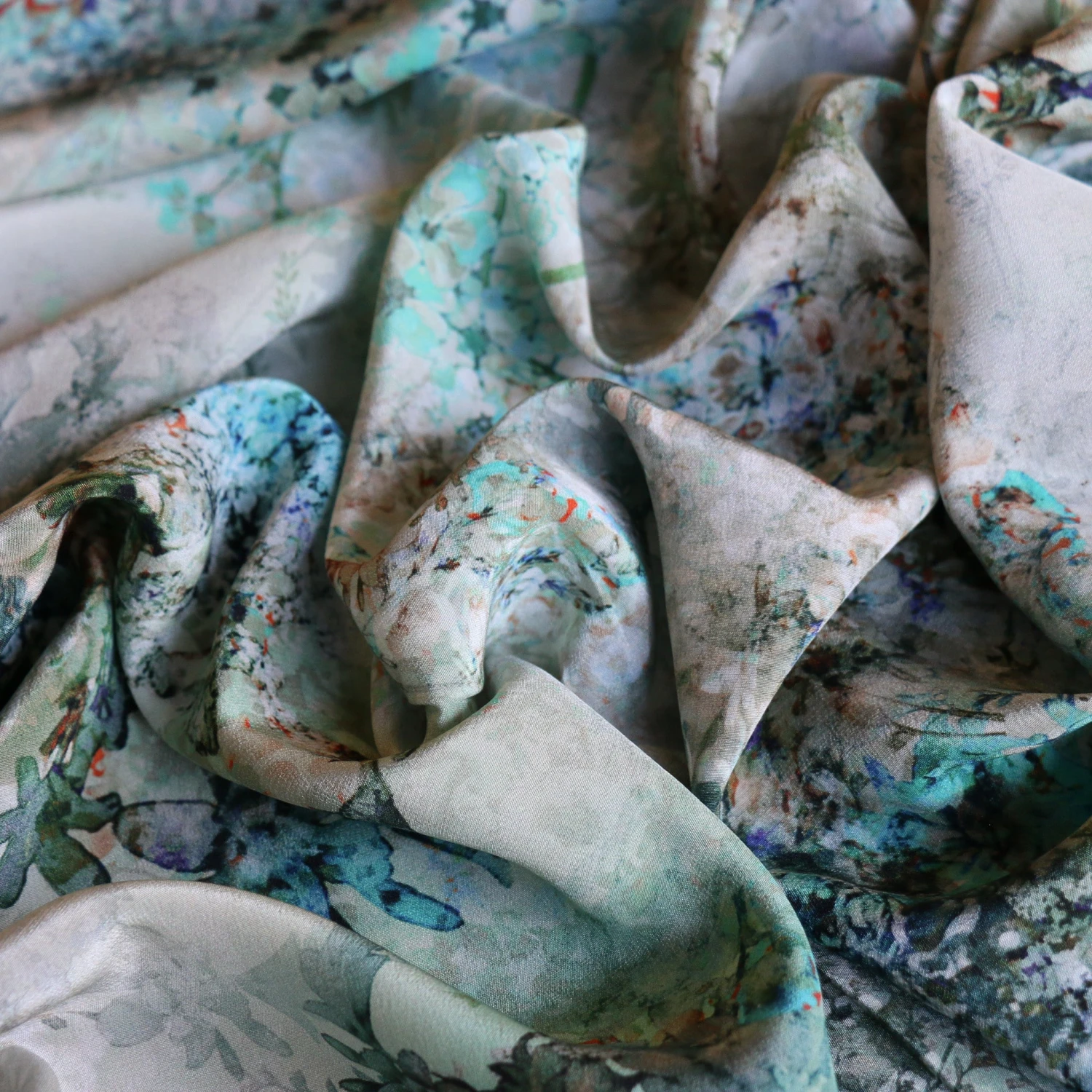 Jardin Pink Silk Crepe De Chine 4 Jardin Pink Silk Crepe De Chine - Image 2