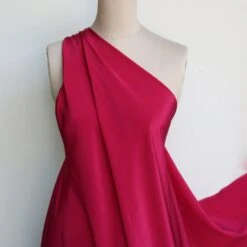 Crimson Silk Crepe De Chine -Silk Haven Shop IMG 1904