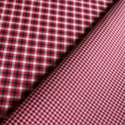 Moda Red - Double Sided Check -Silk Haven Shop IMG 2120
