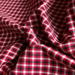 Moda Red - Double Sided Check -Silk Haven Shop IMG 2121