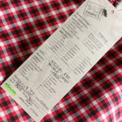 Moda Red - Double Sided Check -Silk Haven Shop IMG 2122