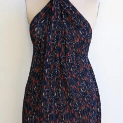 Plisse Midnight Bloom - Floral Georgette -Silk Haven Shop IMG 2303