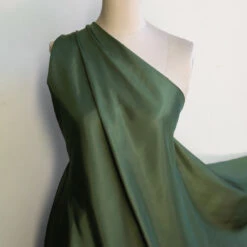 Herb Green Rayon Lining (120cm Wide) -Silk Haven Shop IMG 2371