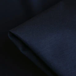 Mercerised Navy Cotton Knit