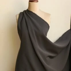 Allegro Grey Stretch Double Sided Wool -Silk Haven Shop IMG 2552 7f052003 bba6 4464 b603 b722c3449181