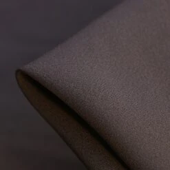 Cady Pewter Satin-Backed Crepe