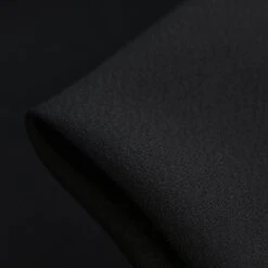 Cady Nero Satin-Backed Crepe