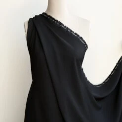 Cady Nero Satin-Backed Crepe -Silk Haven Shop IMG 2660 4585d477 e395 43bc a834 aa8da59151a6