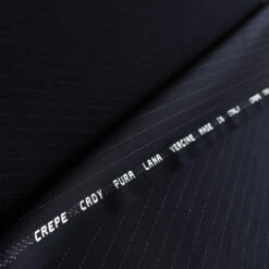 Roma Stripe - Navy Pinstripe -Silk Haven Shop IMG 2679