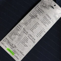 Roma Stripe - Navy Pinstripe -Silk Haven Shop IMG 2682