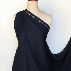 Roma Stripe - Navy Pinstripe -Silk Haven Shop IMG 2683