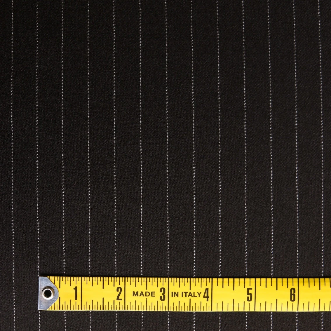 Dolce Striped Wool Suiting - Chocolate Pinstripe 6 Dolce Striped Wool Suiting - Chocolate Pinstripe - Image 4