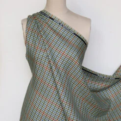 Glass Check Wool 14 Glass Check Wool -Silk Haven Shop IMG 2726