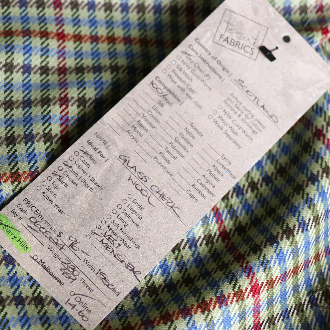 Glass Check Wool 7 Glass Check Wool - Image 5