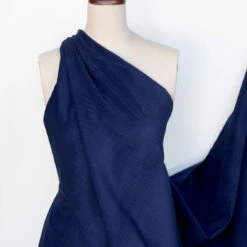 Corded Ocean Blue Pinwale Textured Corduroy -Silk Haven Shop IMG 2735