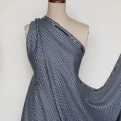 Liath Check Wool -Silk Haven Shop IMG 2739