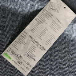 Herringbone Grigio Wool Suiting -Silk Haven Shop IMG 2755