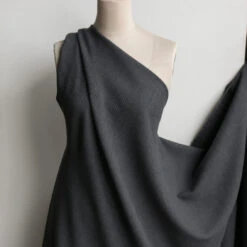 Marzotto Charcoal Textured Wool -Silk Haven Shop IMG 2856