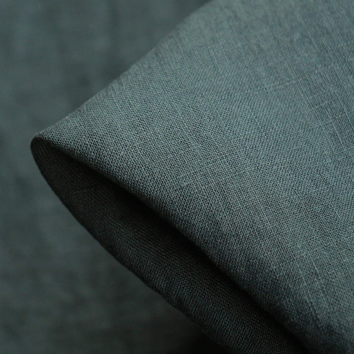 Linford Dark Forest Washed Linen 3 Linford Dark Forest Washed Linen